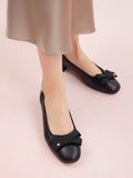 PAZZION, 3029-1 LOW HEELS, Black
