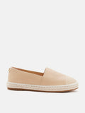 PAZZION, Brea.O Embossed Espadrille Flats, Almond