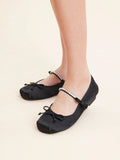 PAZZION, C125-2A MARYJANE-FLATS, Black