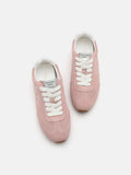 PAZZION, Daphne Suede Sneakers, Pink