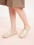 PAZZION, Elara Metallic Moccasins, Gold