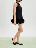 PAZZION, Heather Crystal-Embellished Bow Ballet Flats, Black