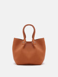 PAZZION, Jil Top Handle Bag, Brown
