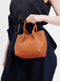 PAZZION, Jil Top Handle Bag, Brown