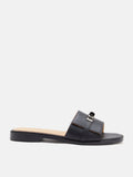 PAZZION, Lexley.O Twist Lock Accent Slides, Black