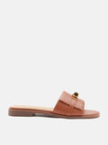 PAZZION, Lexley.O Twist Lock Accent Slides, Brown