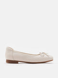 PAZZION, Moxie Square-Toe Ballet Flats, Beige