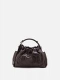 PAZZION, Octavia Ruched Bag, Wine