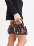 PAZZION, Octavia Ruched Bag, Wine
