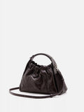PAZZION, Octavia Ruched Bag, Wine