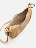 PAZZION, Renata Woven Bag, Yellow
