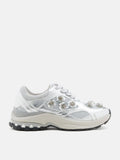PAZZION, Seraphine Sequinned Blooms Sneakers, Silver