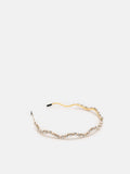 Nicola Diamante Hair Band With Pearls
