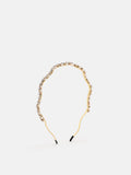 Nicola Diamante Hair Band With Pearls