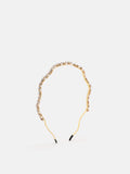 Nicola Diamante Hair Band With Pearls