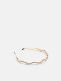 Nicola Diamante Hair Band With Pearls